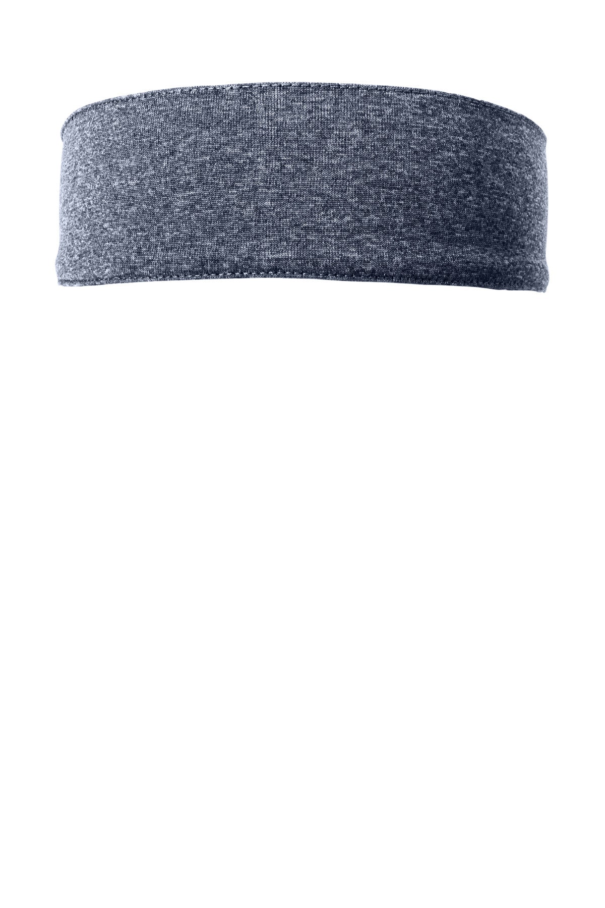 Sport-Tek Contender Headband - True Navy Heather - front