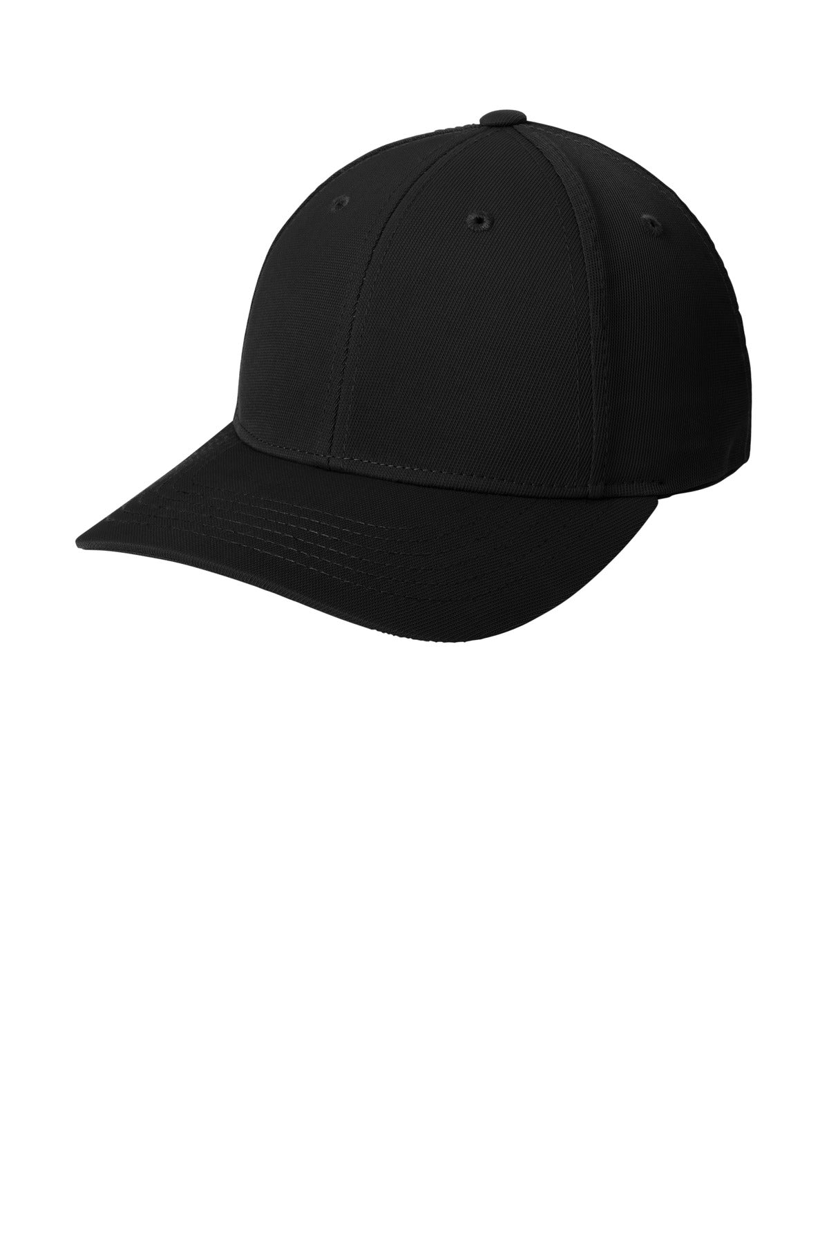 Sport-Tek Dry Zone Nylon Cap - Black - front
