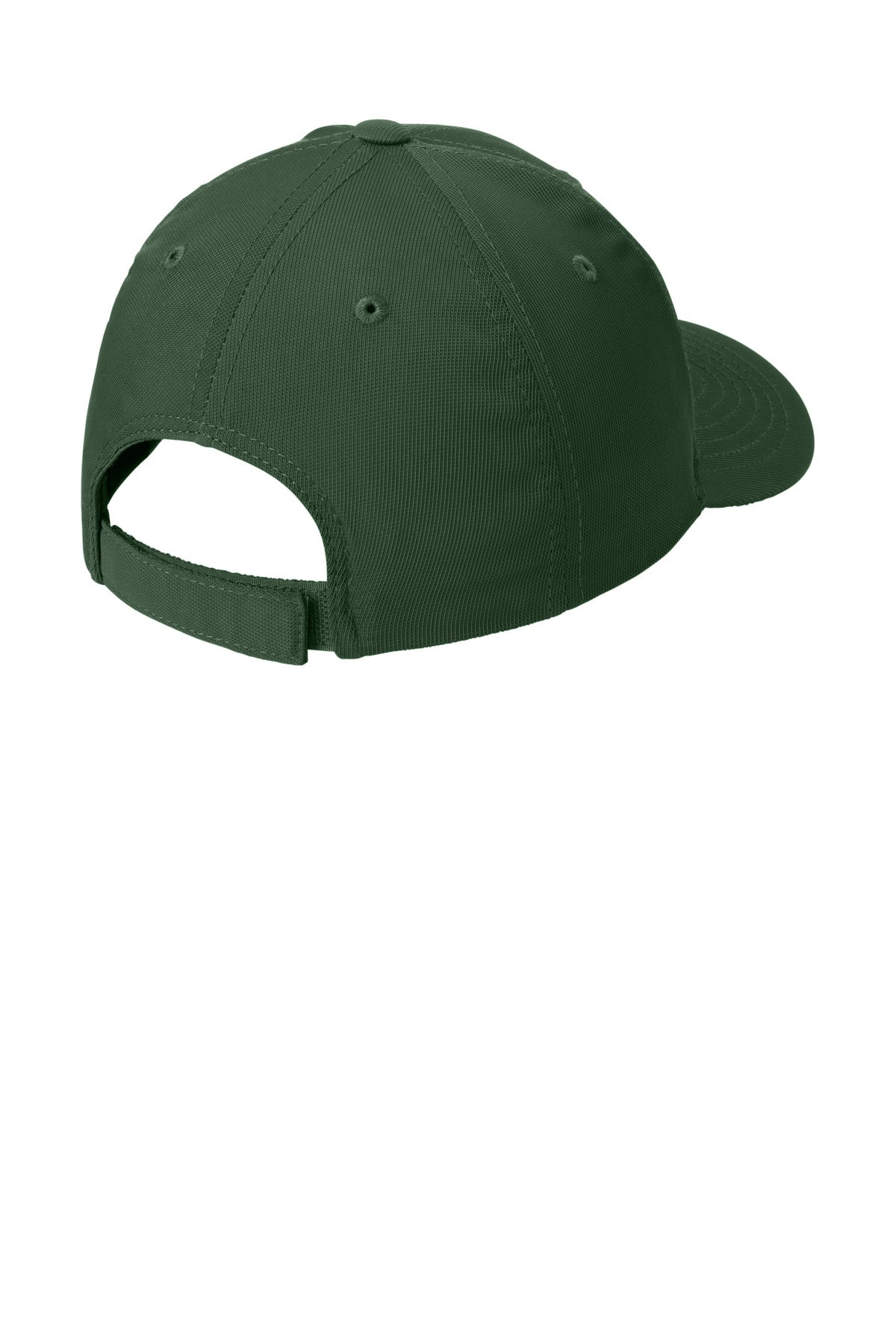Sport-Tek Dry Zone Nylon Cap - Forest Green - flat back