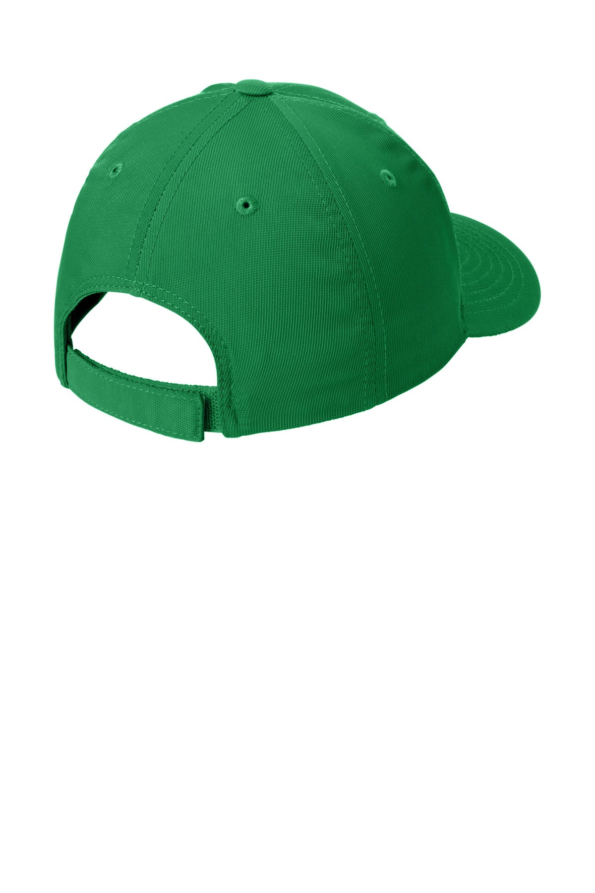Sport-Tek Dry Zone Nylon Cap - Kelly Green - flat back