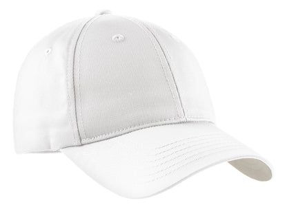 Sport-Tek Dry Zone Nylon Cap - White - front