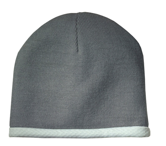 Sport-Tek Performance Knit Cap - Athletic Heather - front