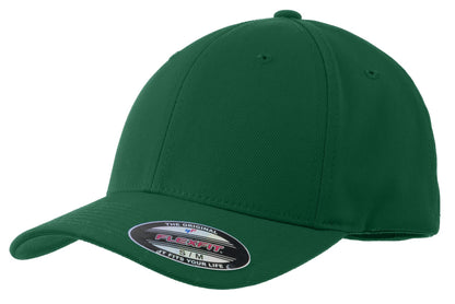 Sport-Tek Flexfit Performance Solid Cap - Forest Green - front