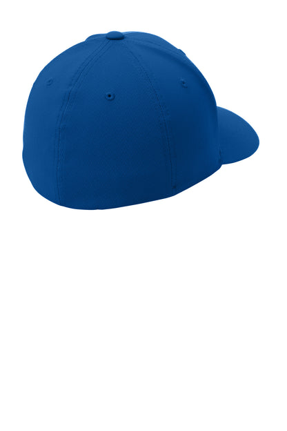 Sport-Tek Flexfit Performance Solid Cap - True Royal - flat back