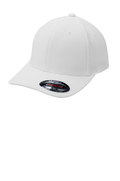 Sport-Tek Flexfit Performance Solid Cap - White - front