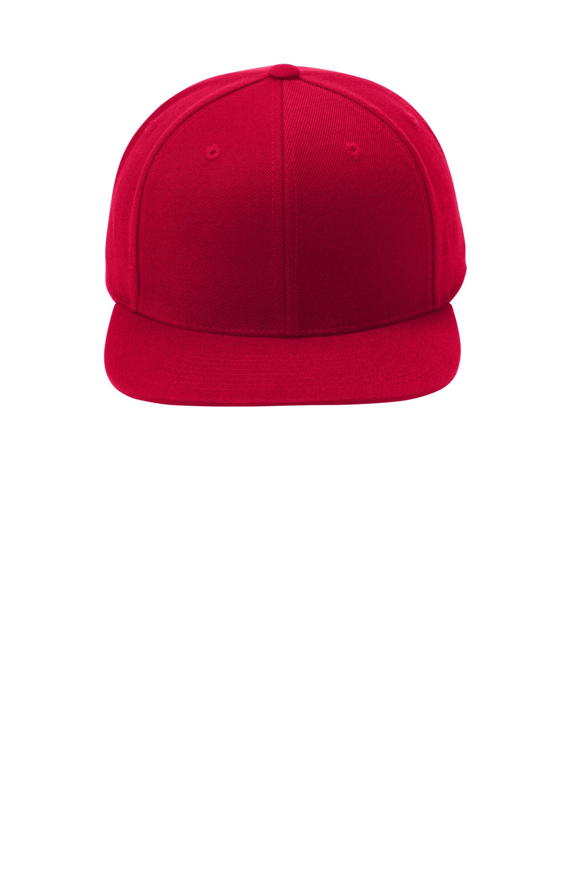 Sport-Tek YP Classics Flat Bill Snapback Cap - Deep Red - flat front