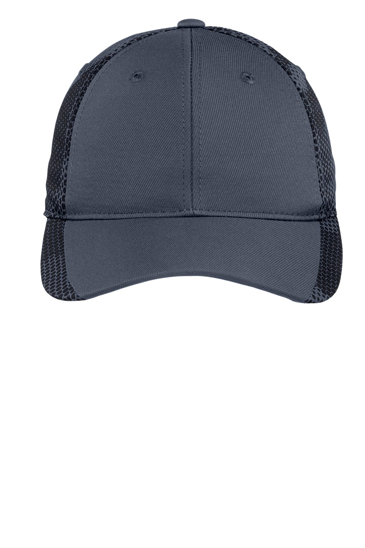 Sport-Tek CamoHex Cap - Iron Grey - flat front