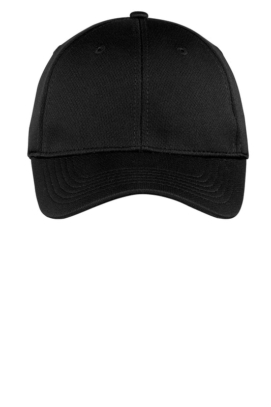 Sport-Tek PosiCharge RacerMesh Cap - Black - flat front