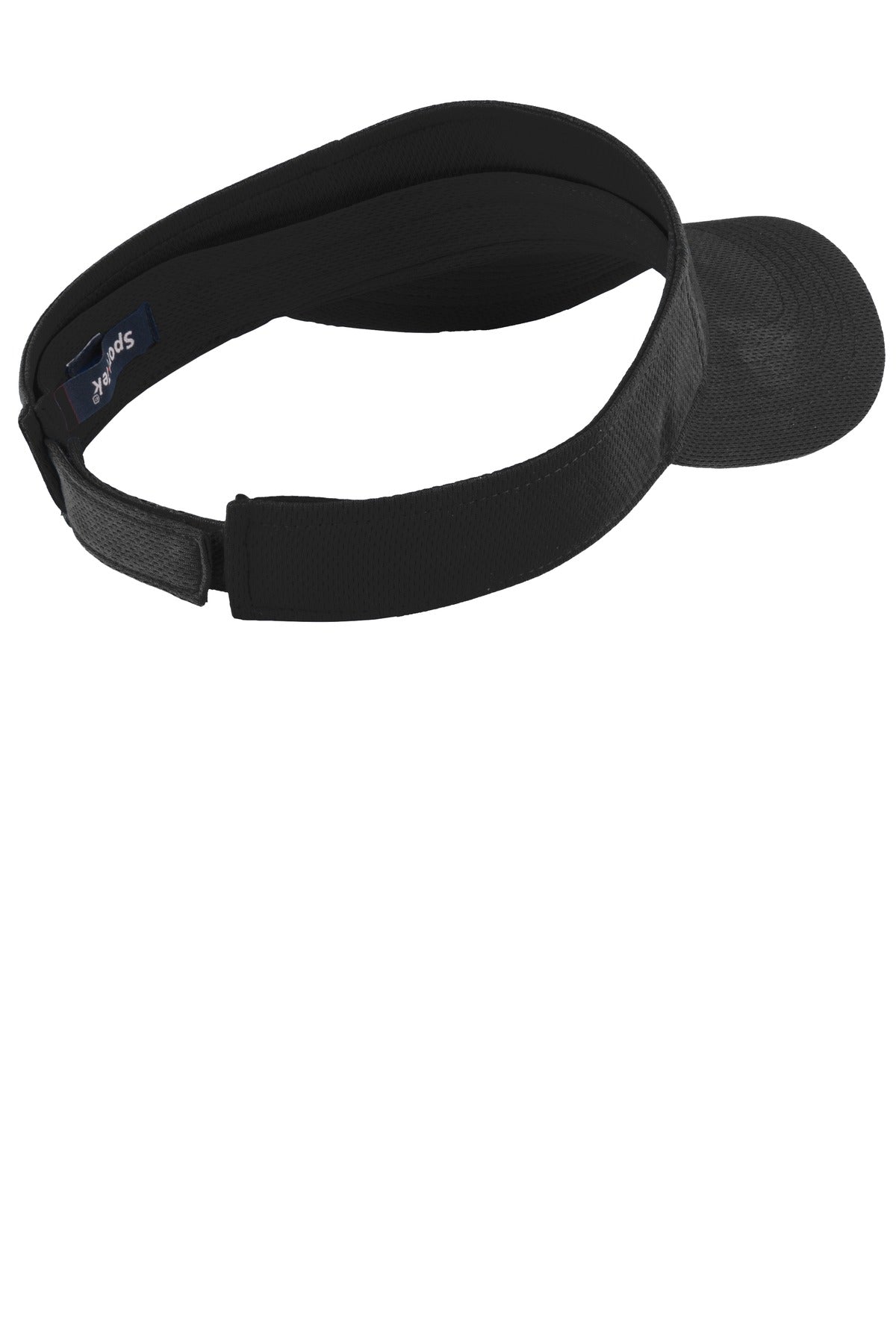 Sport-Tek PosiCharge RacerMesh Visor - Black - flat back