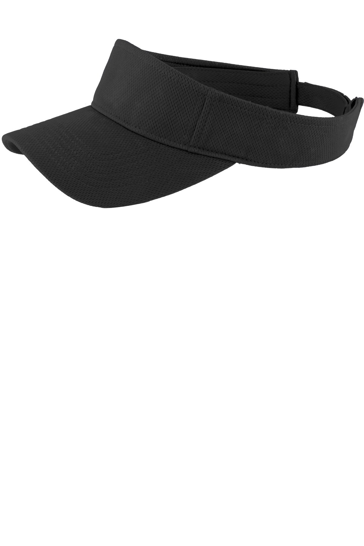 Sport-Tek PosiCharge RacerMesh Visor - Black - front