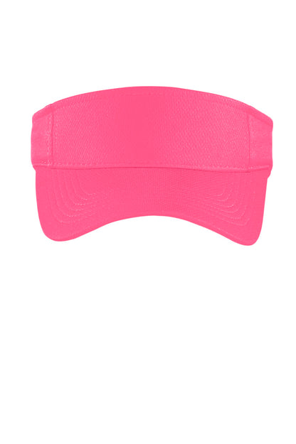 Sport-Tek PosiCharge RacerMesh Visor - Bright Pink - flat front