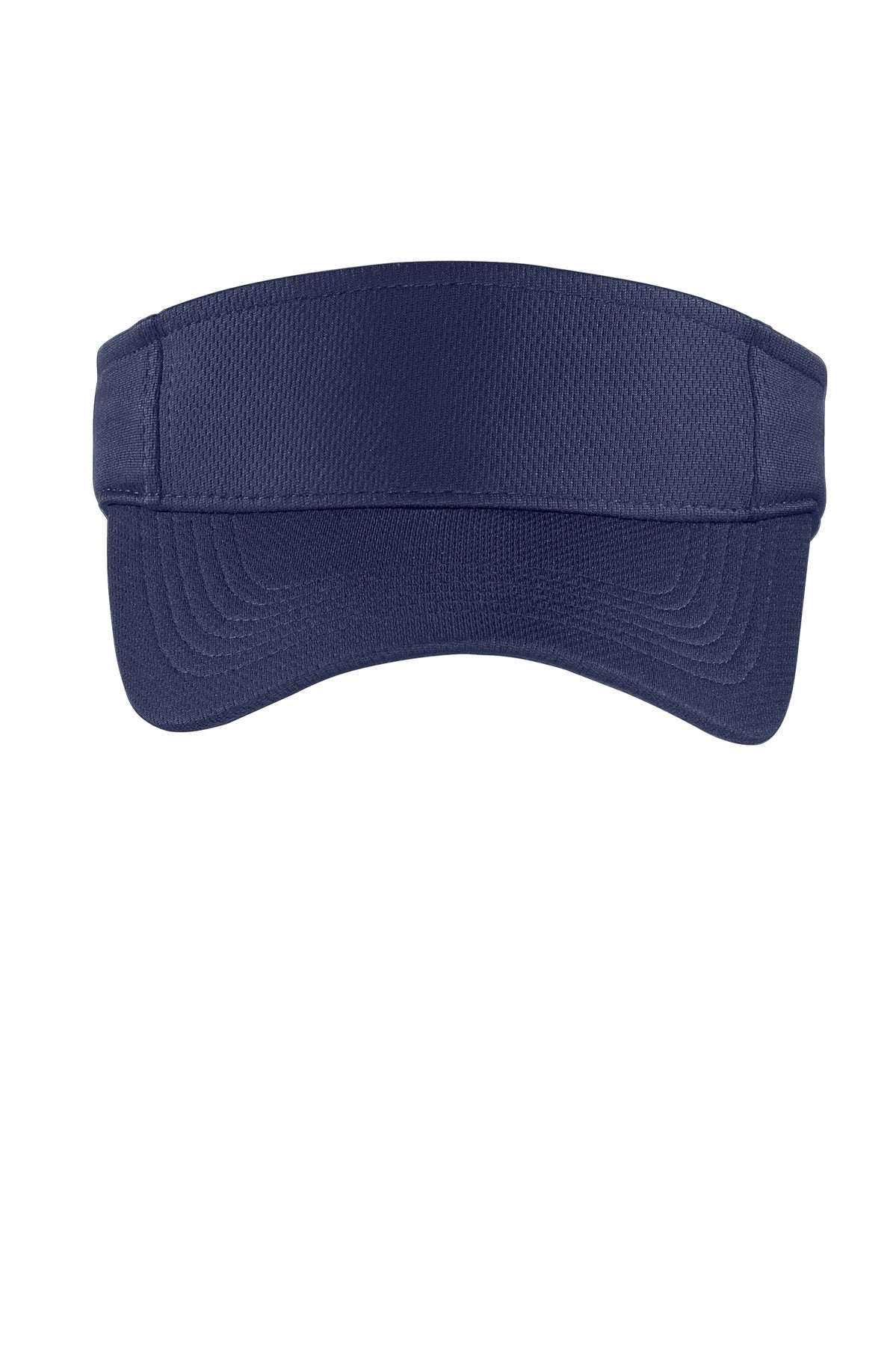 Sport-Tek PosiCharge RacerMesh Visor - True Navy - flat front