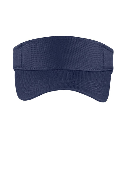 Sport-Tek PosiCharge RacerMesh Visor - True Navy - flat front