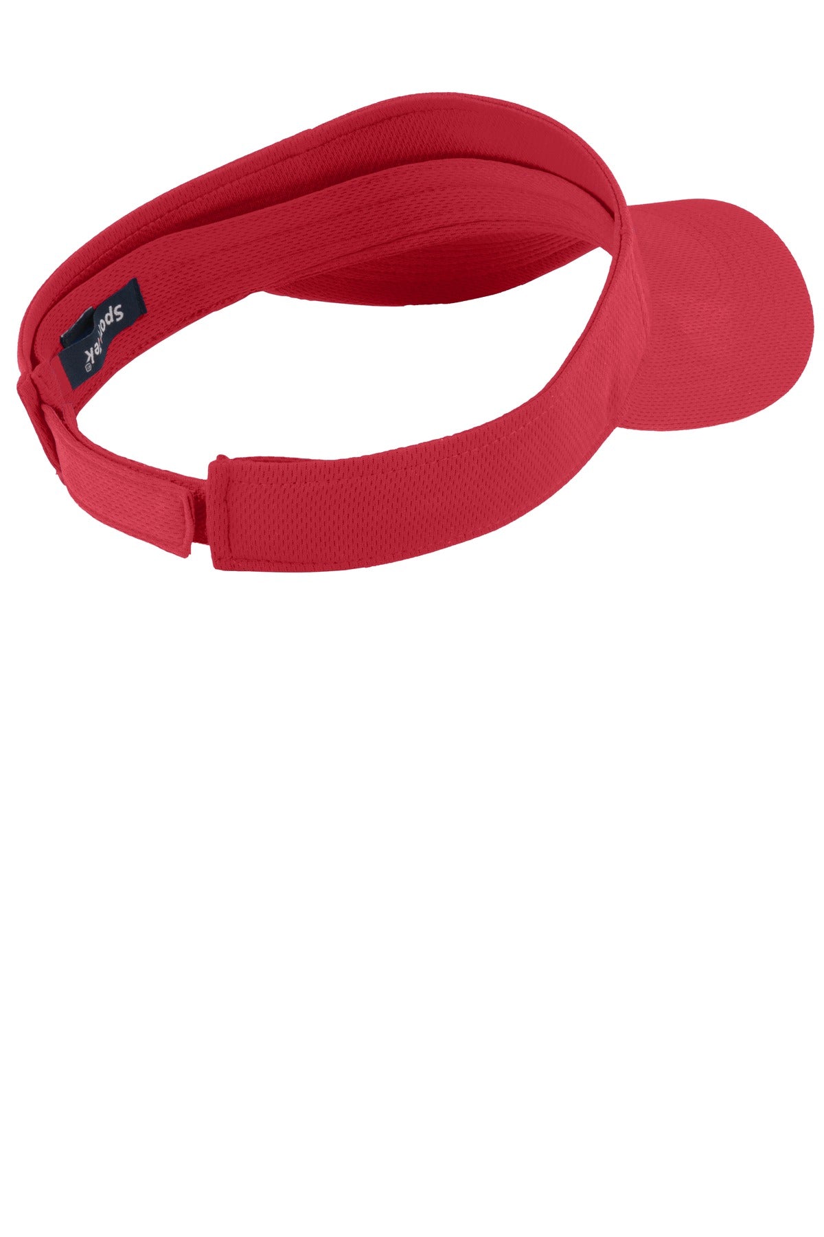 Sport-Tek PosiCharge RacerMesh Visor - True Red - flat back