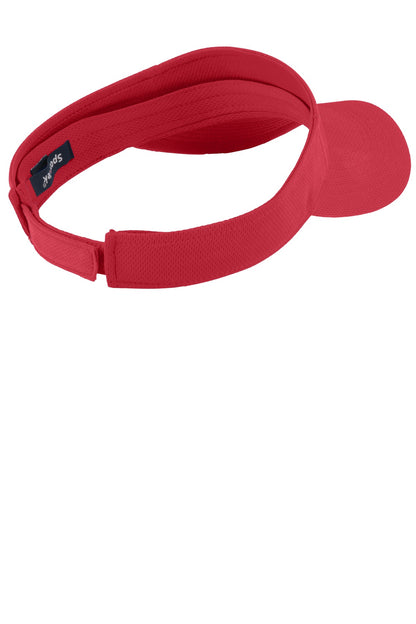 Sport-Tek PosiCharge RacerMesh Visor - True Red - flat back