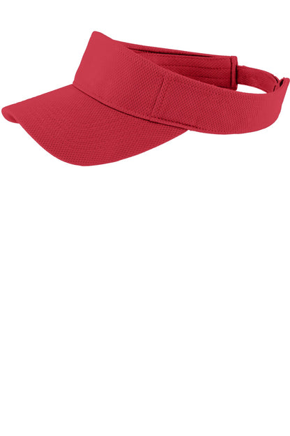 Sport-Tek PosiCharge RacerMesh Visor - True Red - front