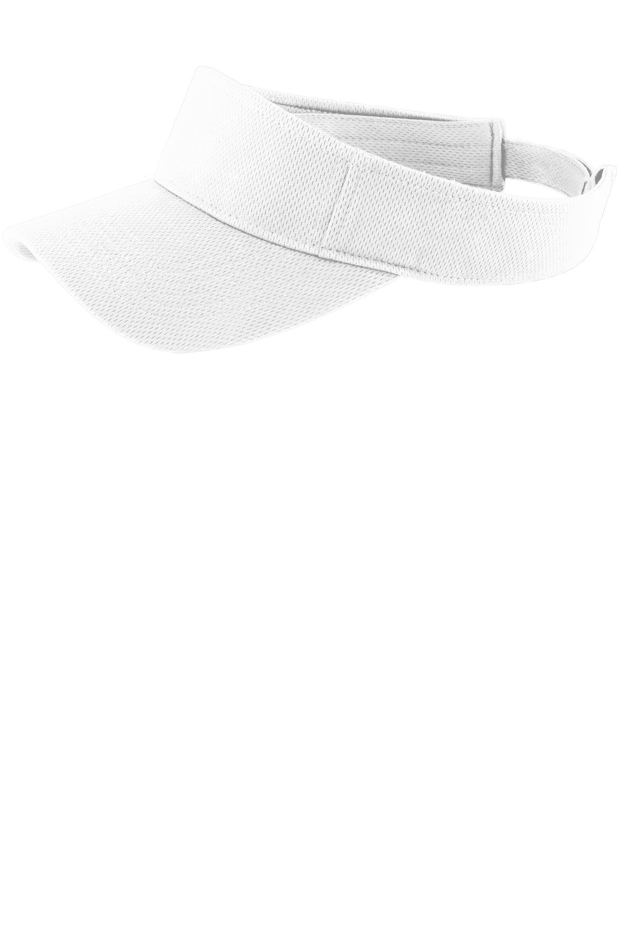 Sport-Tek PosiCharge RacerMesh Visor - White - front