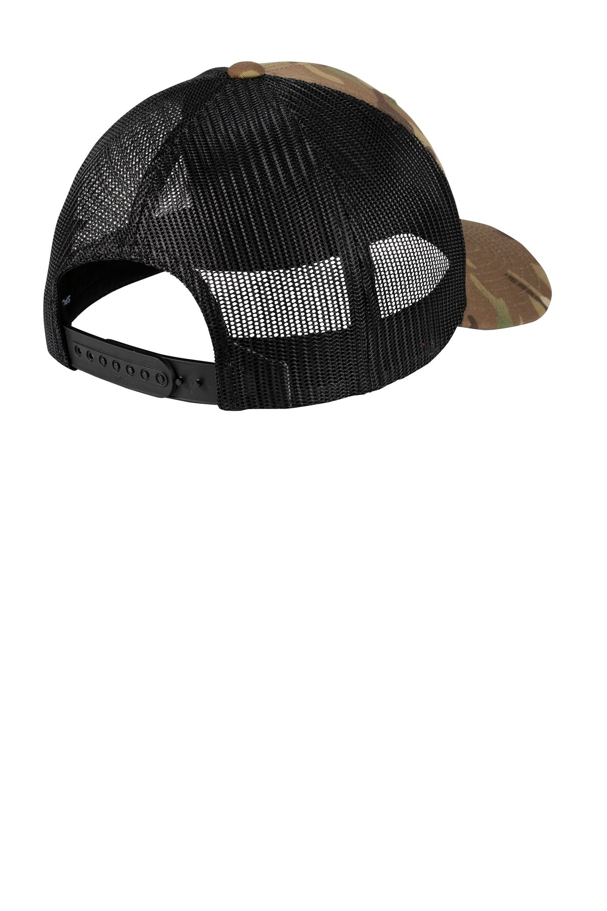 Sport-Tek YP Classics Retro Trucker Cap - Multicam - flat back