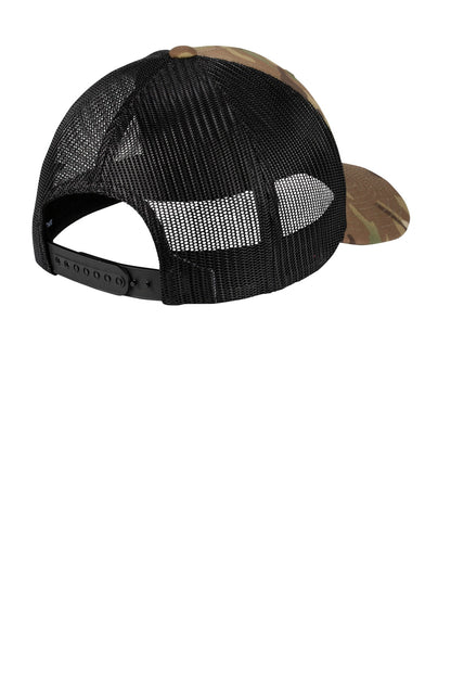 Sport-Tek YP Classics Retro Trucker Cap - Multicam - flat back