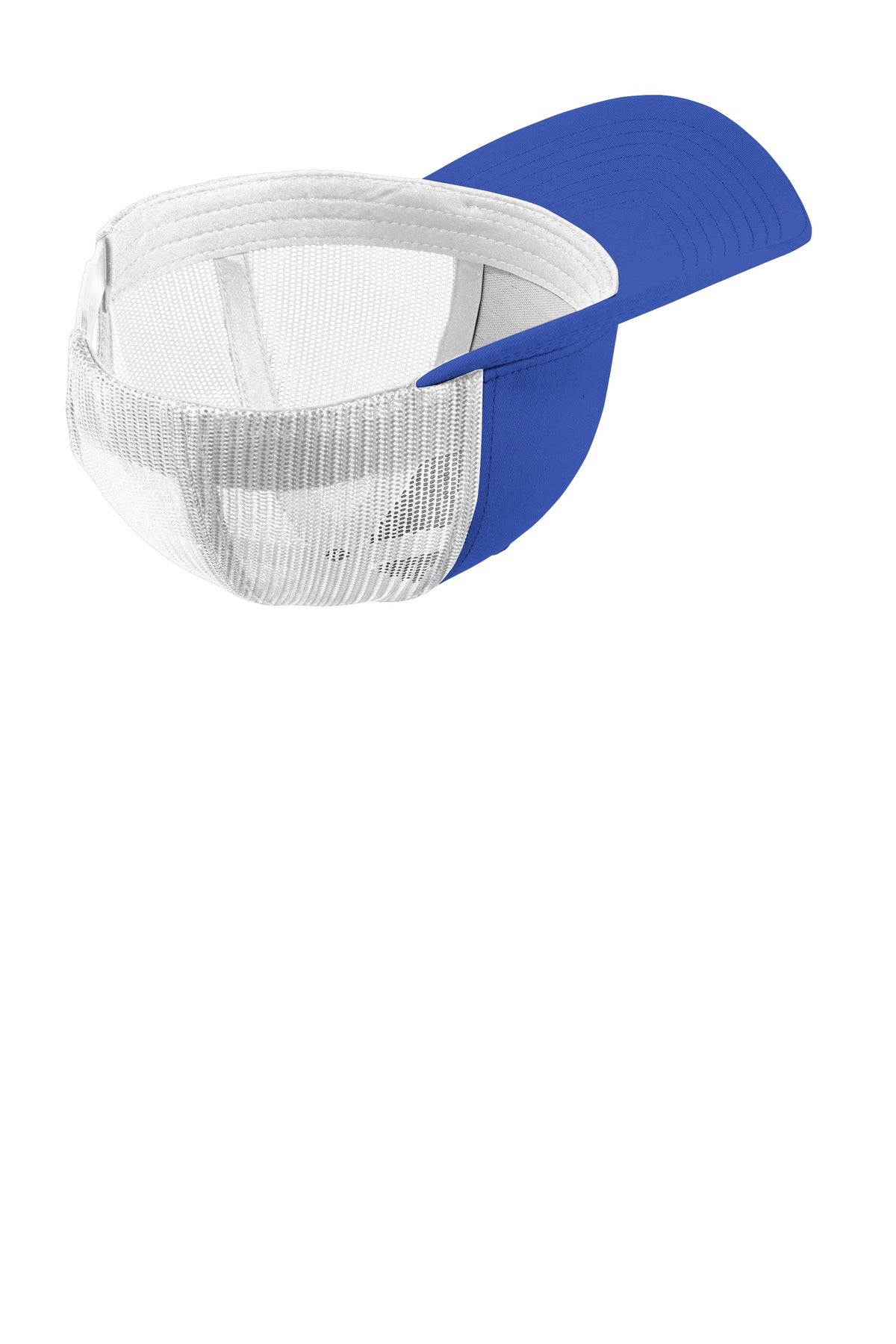 Sport-Tek YP Classics Retro Trucker Cap - True Royal/ White - flat front