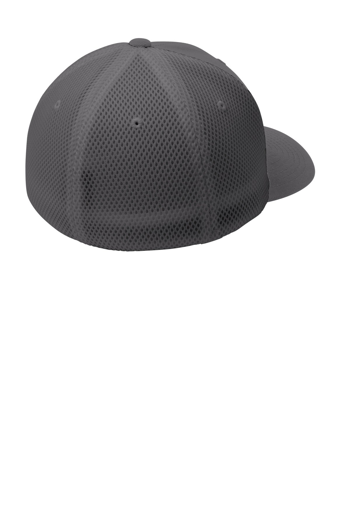 Sport-Tek Flexfit Air Mesh Back Cap - Graphite/ Graphite - flat back