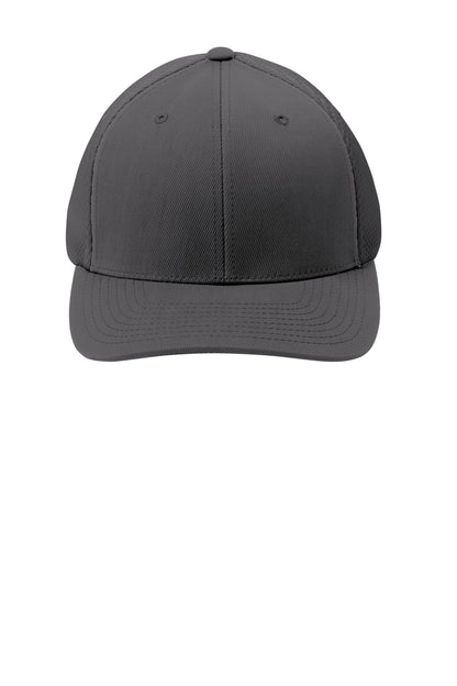 Sport-Tek Flexfit Air Mesh Back Cap - Graphite/ Graphite - flat front
