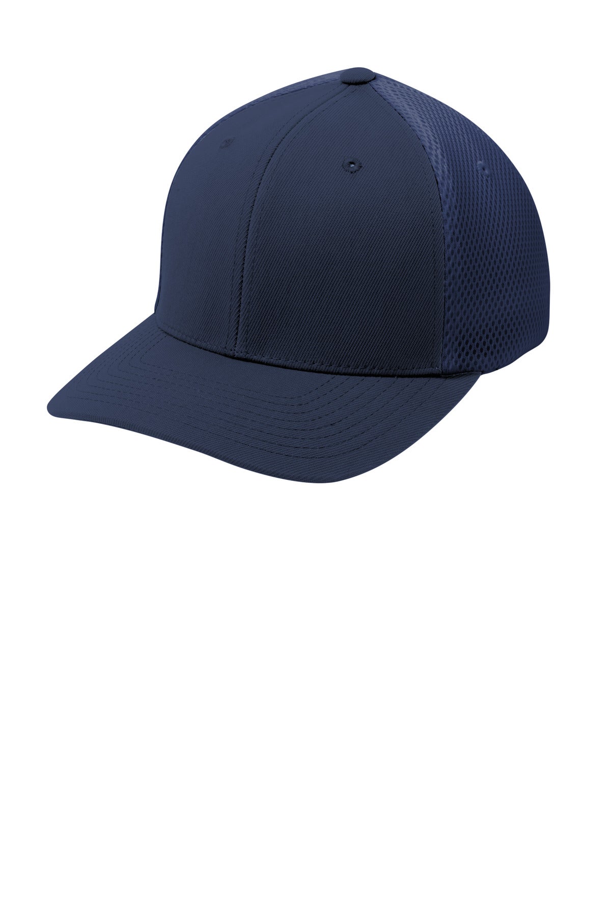 Sport-Tek Flexfit Air Mesh Back Cap - True Navy/ True Navy - front