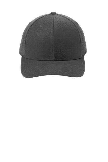 Sport-Tek YP Classics Curve Bill Snapback Cap - Graphite - front