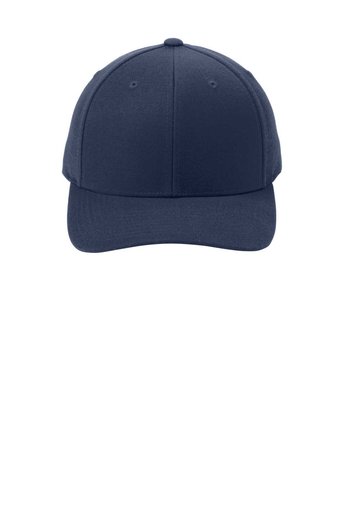 Sport-Tek YP Classics Curve Bill Snapback Cap - True Navy - front