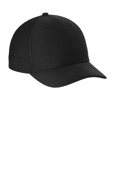 Sport-Tek Action Snapback Cap - Black - front