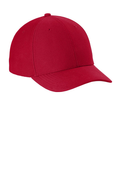 Sport-Tek Action Snapback Cap - True Red - front