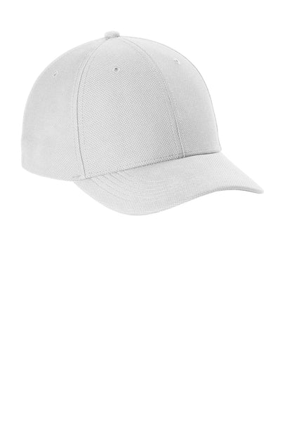 Sport-Tek Action Snapback Cap - White - front