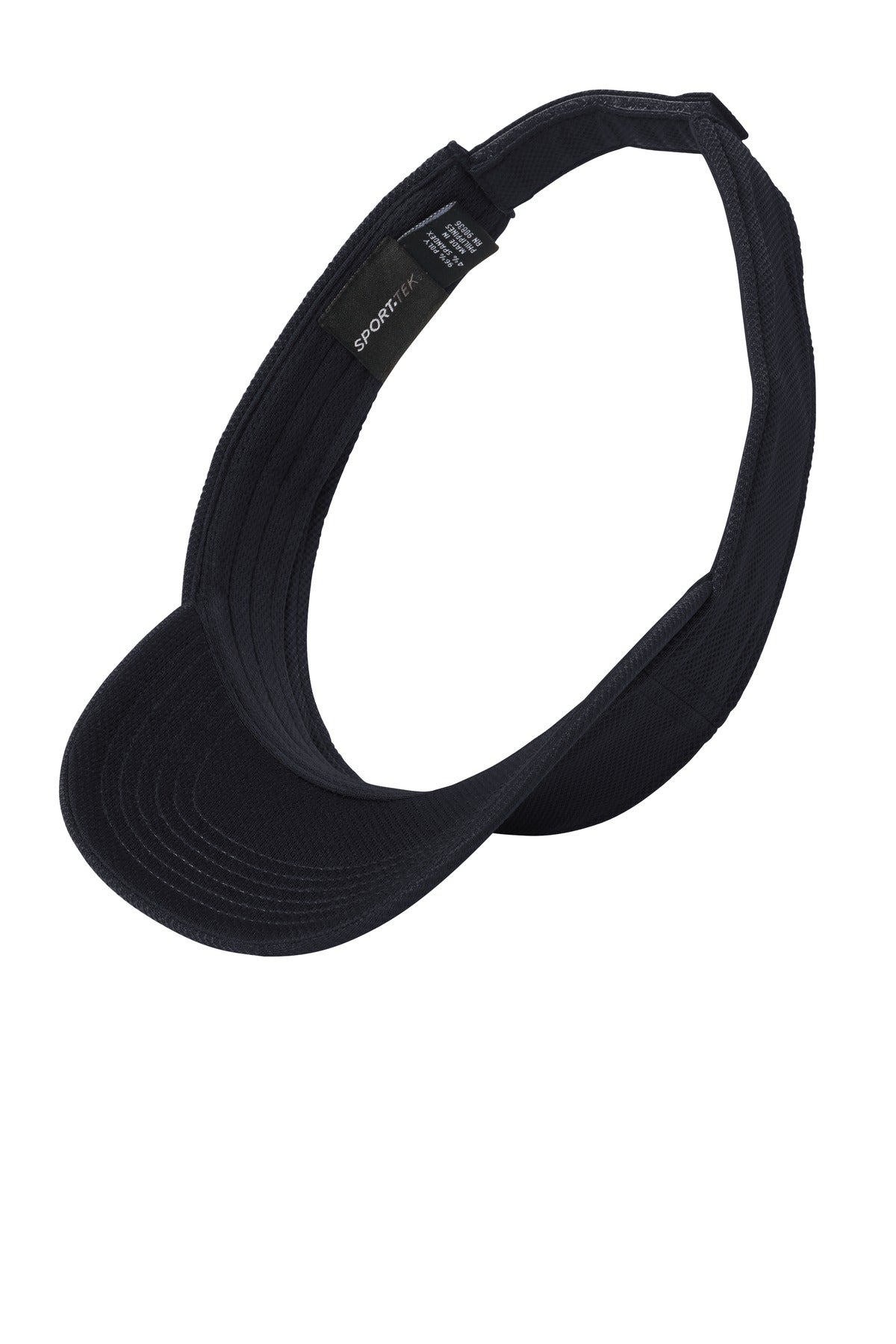 Sport-Tek Action Visor - Graphite - flat front