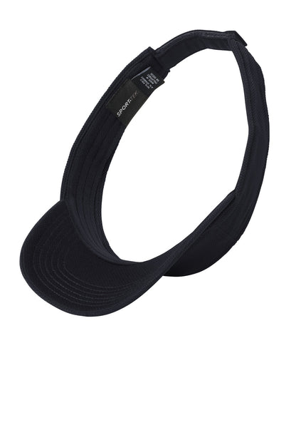Sport-Tek Action Visor - Graphite - flat front