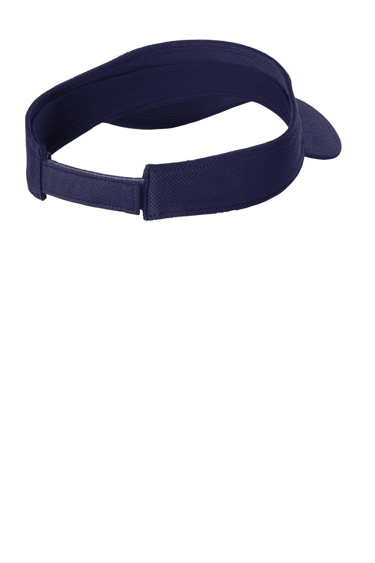 Sport-Tek Action Visor - True Navy - flat back