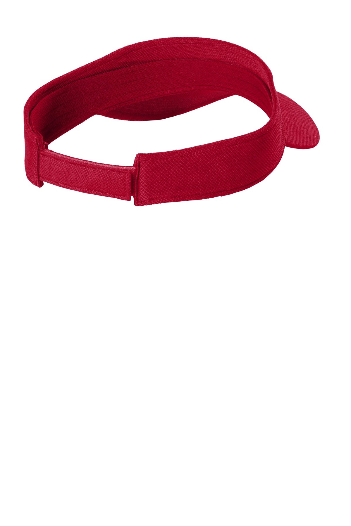 Sport-Tek Action Visor - True Red - flat back