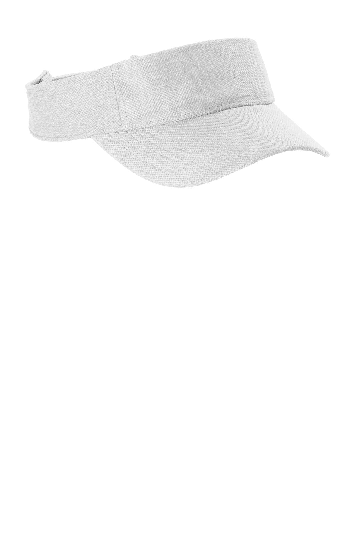 Sport-Tek Action Visor - White - front