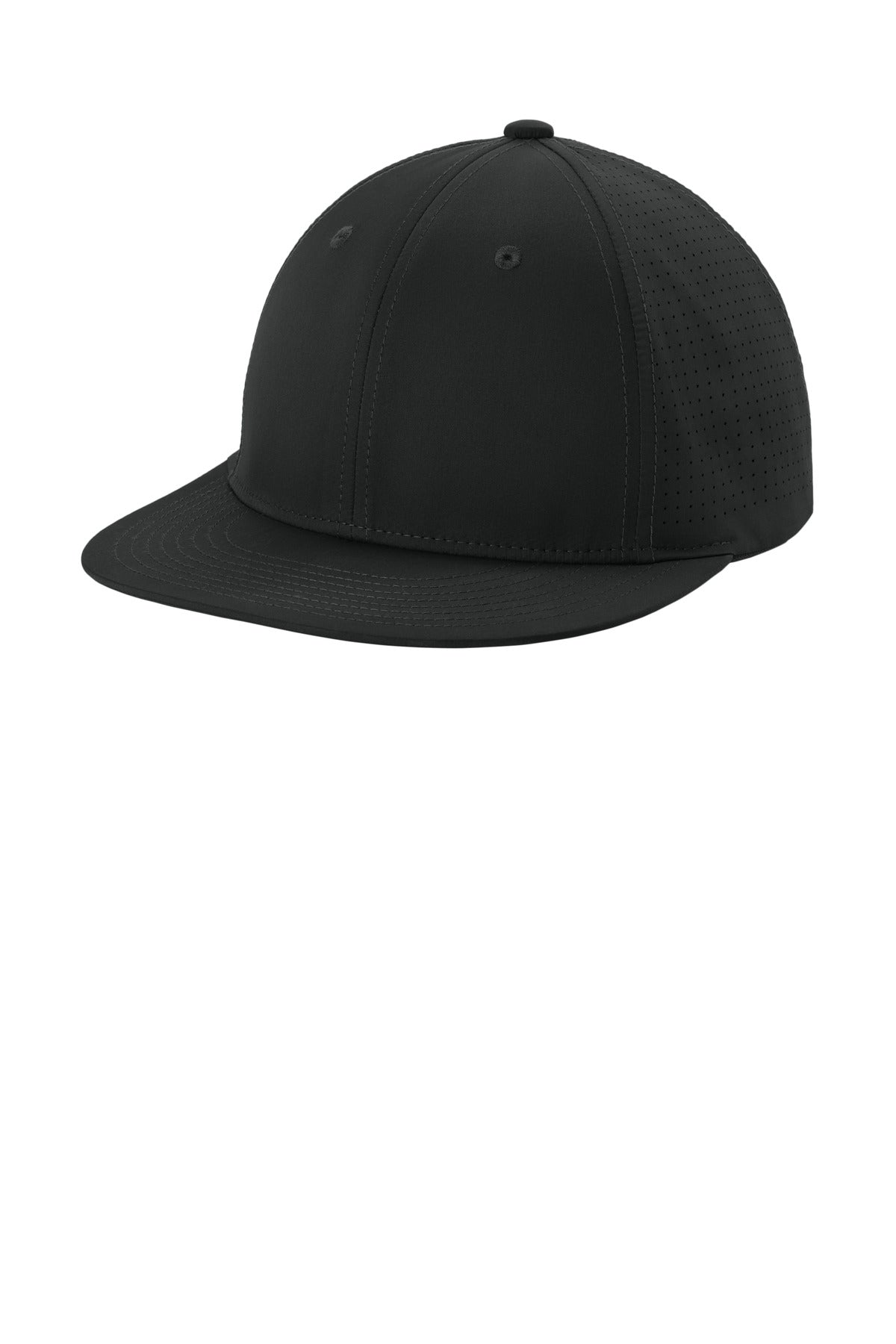 Sport-Tek Pro-Cut Stretch-Tek Cap - Black - front