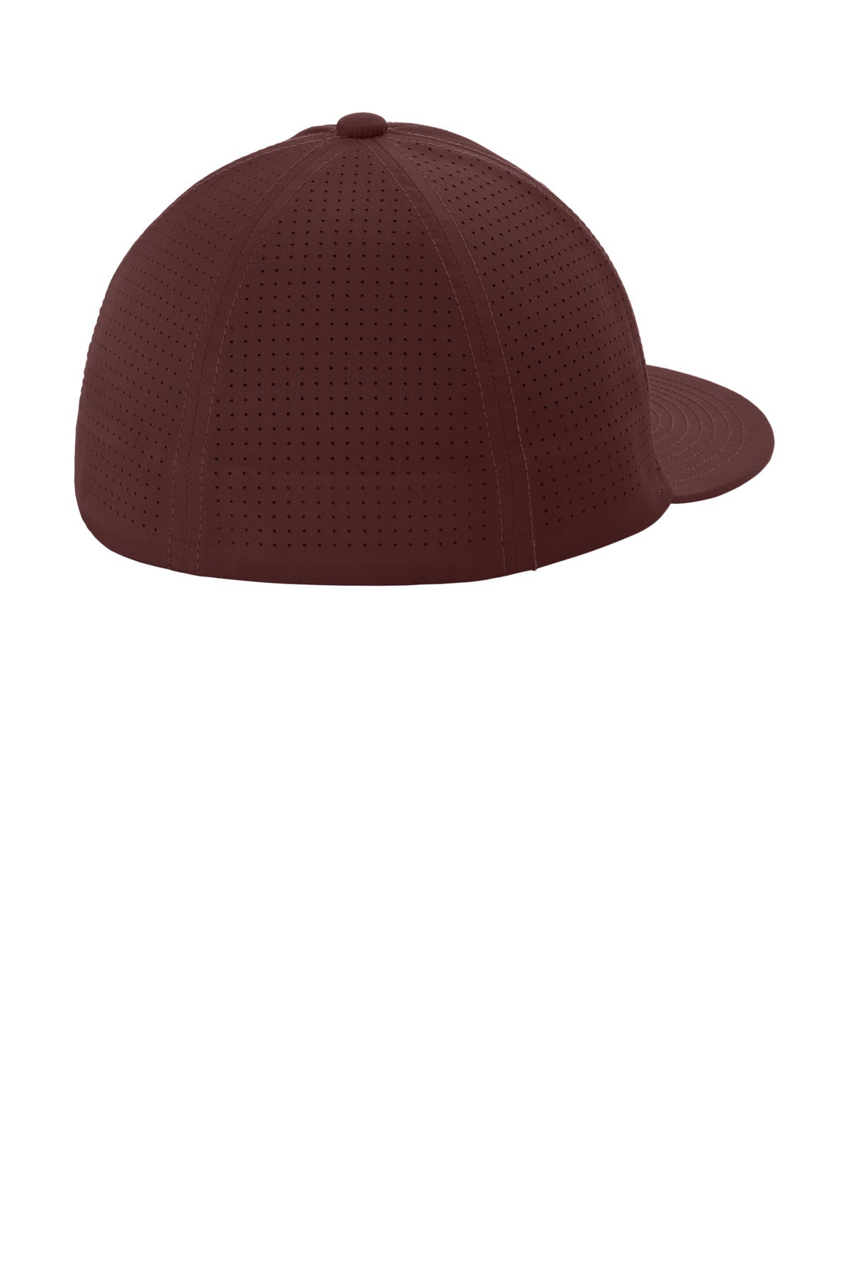 Sport-Tek Pro-Cut Stretch-Tek Cap - Maroon - flat back