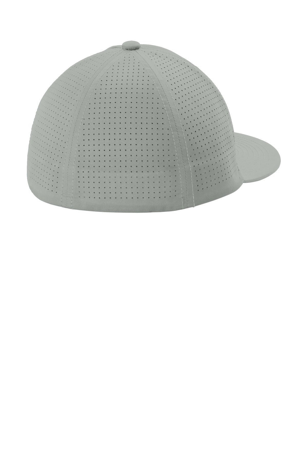 Sport-Tek Pro-Cut Stretch-Tek Cap - Silver - flat back