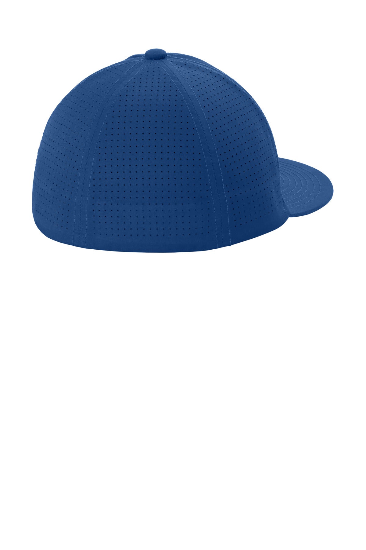 Sport-Tek Pro-Cut Stretch-Tek Cap - True Royal - flat back