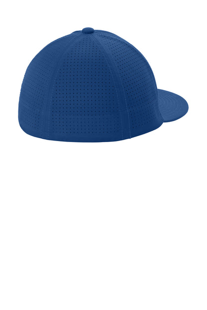 Sport-Tek Pro-Cut Stretch-Tek Cap - True Royal - flat back