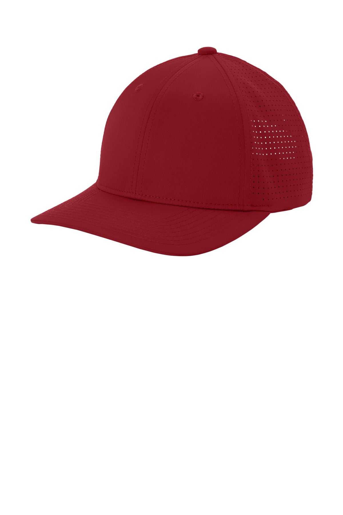 Sport-Tek Pro-Cut Adjustable Cap - Deep Red - front