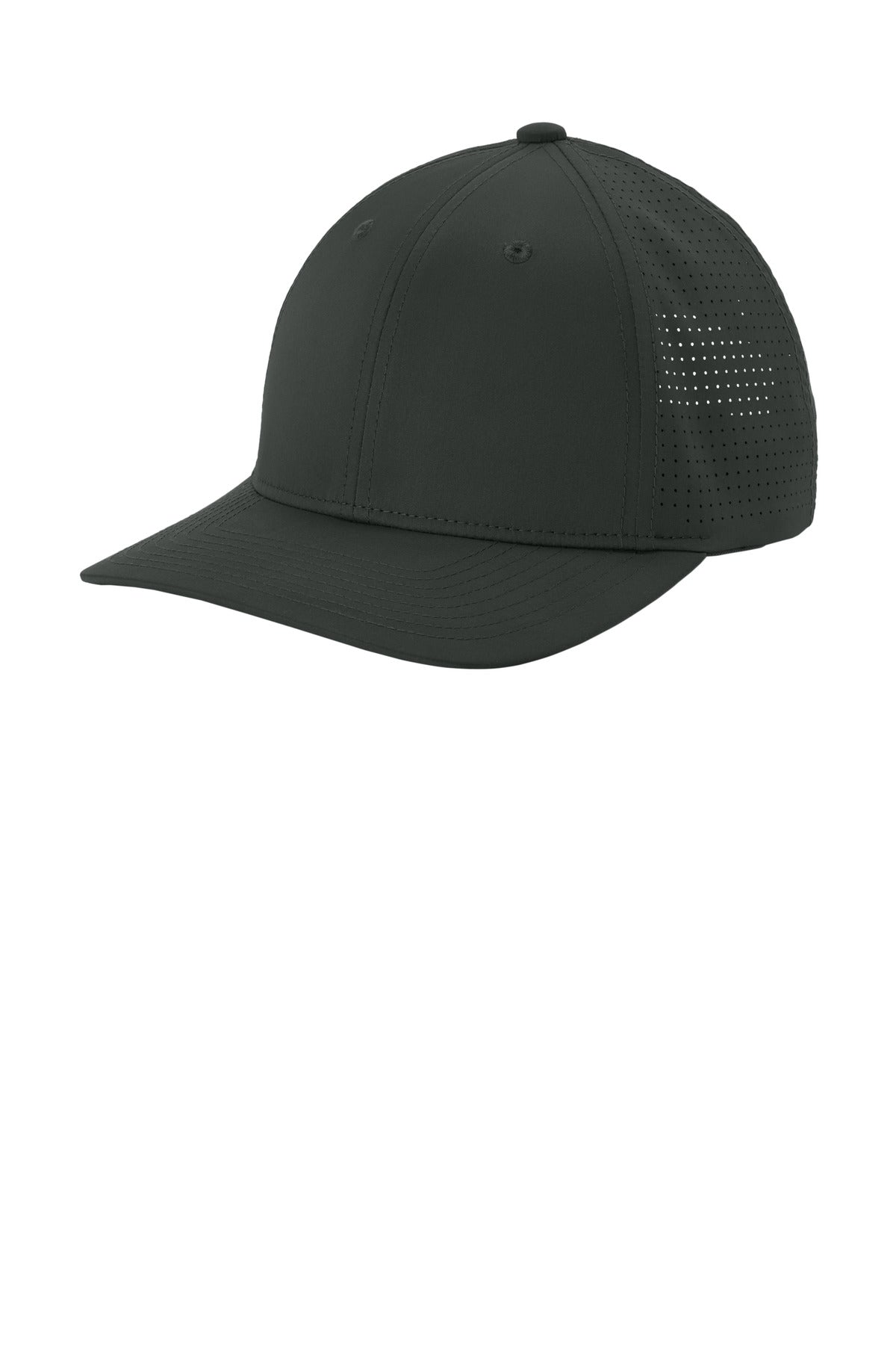 Sport-Tek Pro-Cut Adjustable Cap - Iron Grey - front