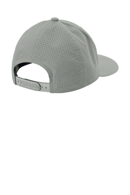 Sport-Tek Pro-Cut Adjustable Cap - Silver - flat back