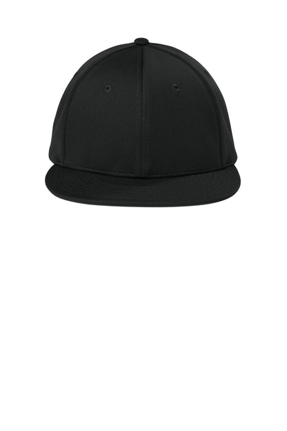 Sport-Tek Impact Mesh Stretch-Tek Cap - Black - flat front