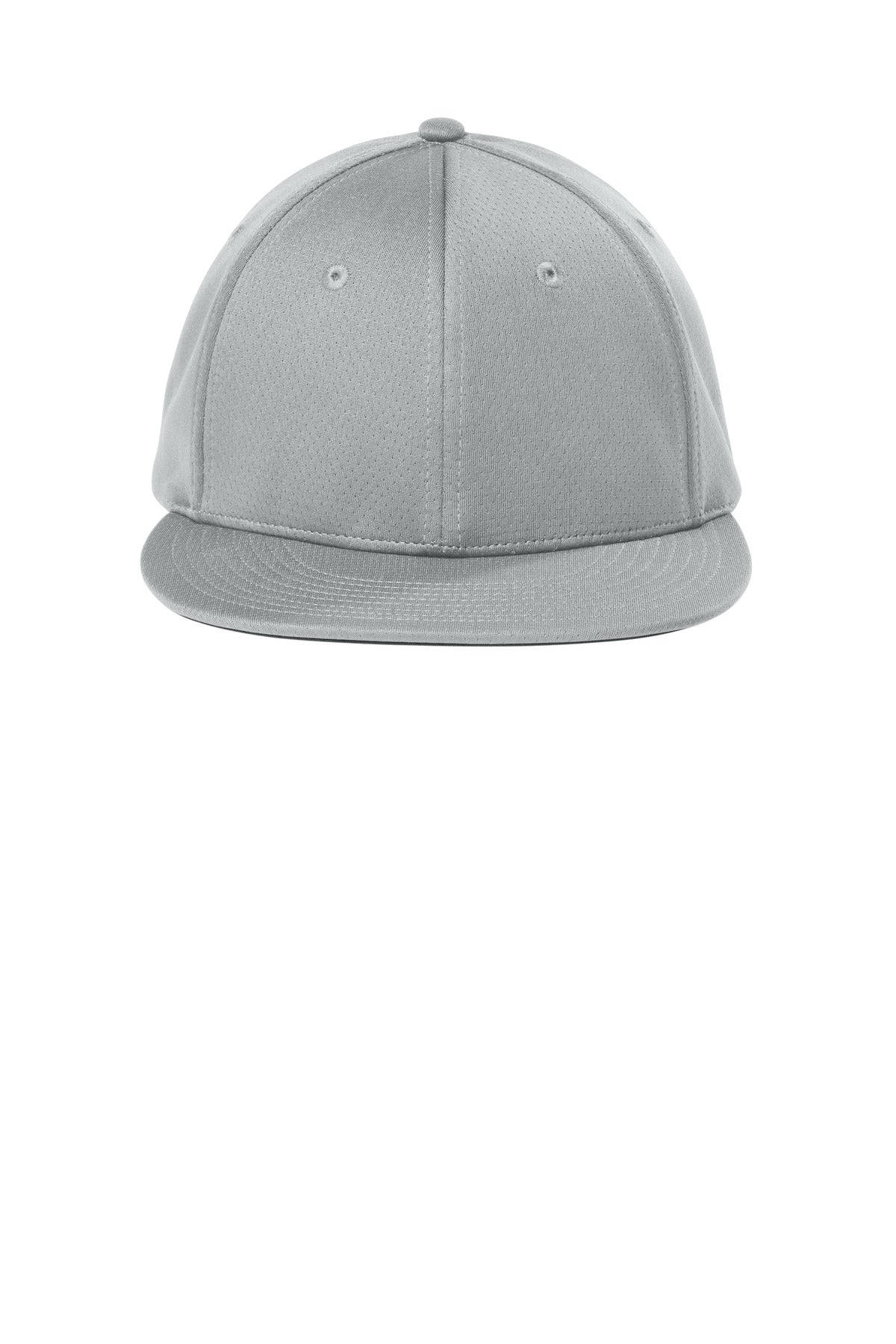 Sport-Tek Impact Mesh Stretch-Tek Cap - Silver - flat front