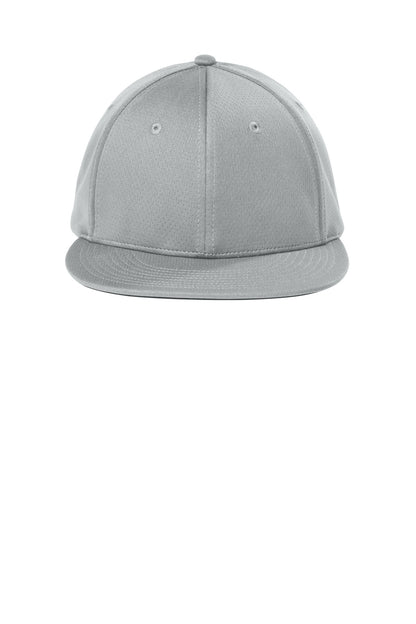 Sport-Tek Impact Mesh Stretch-Tek Cap - Silver - flat front