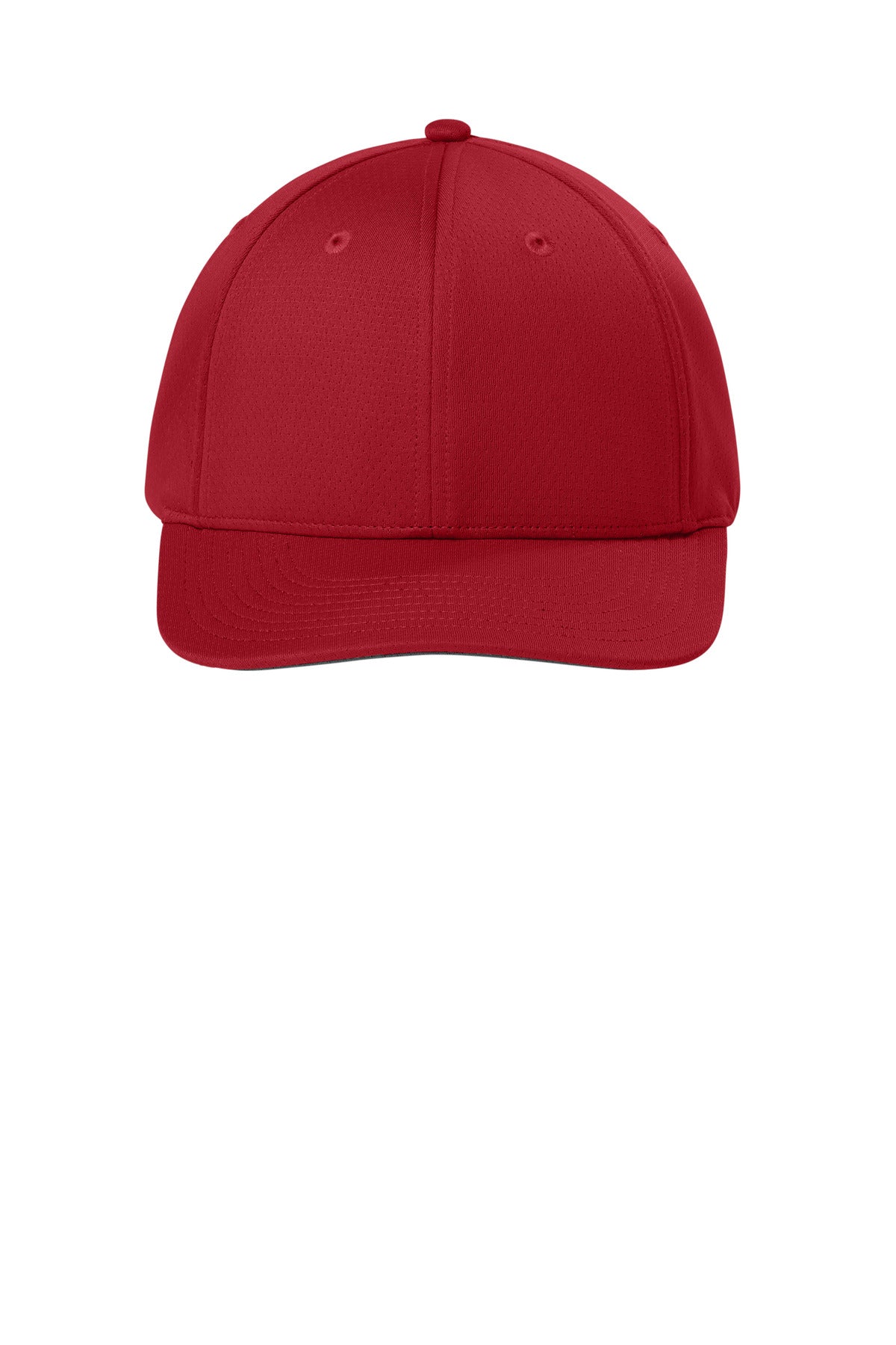 Sport-Tek Impact Mesh Stretch-Tek Adjustable Cap - Deep Red - flat front