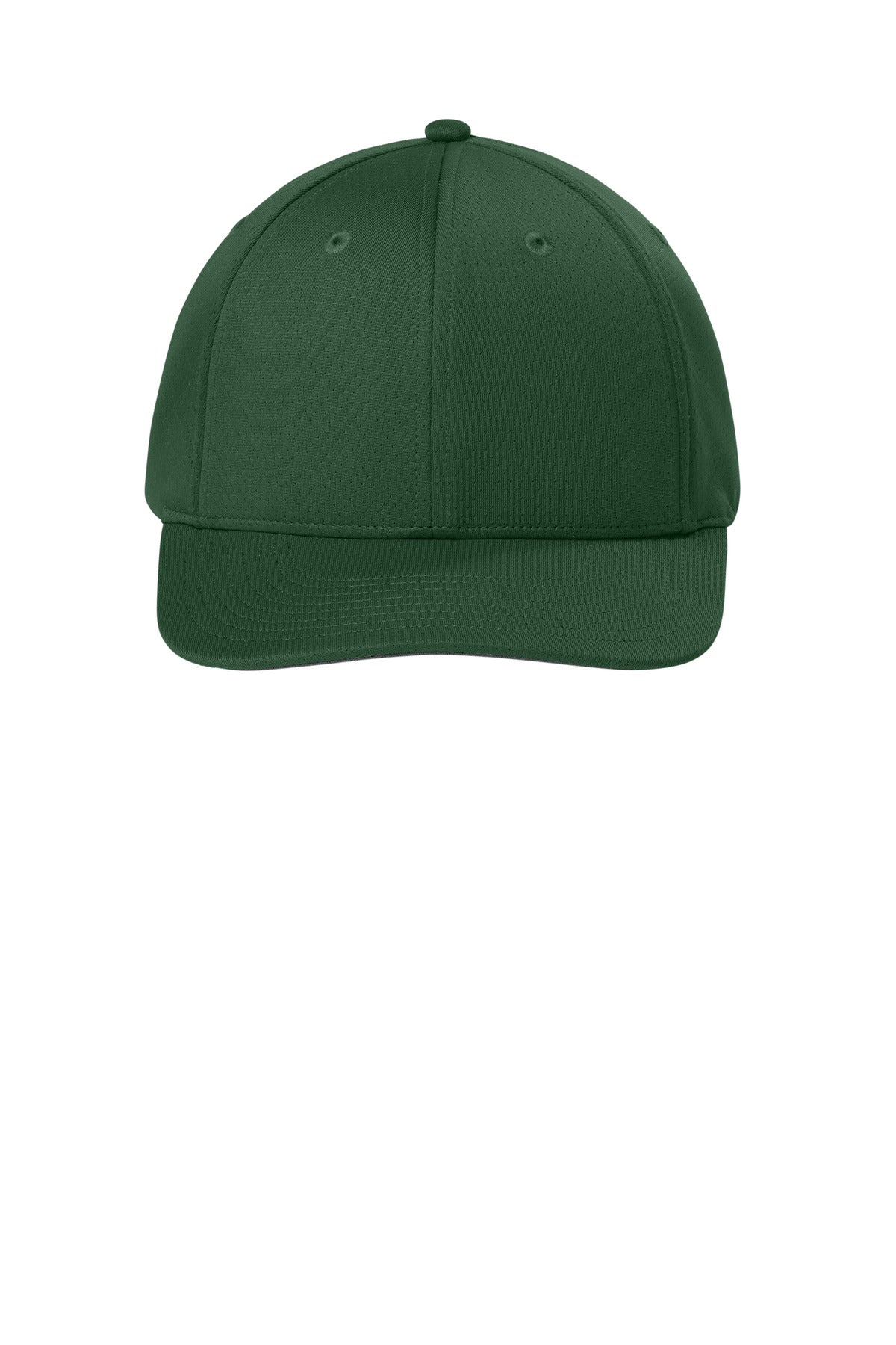 Sport-Tek Impact Mesh Stretch-Tek Adjustable Cap - Forest Green - flat front